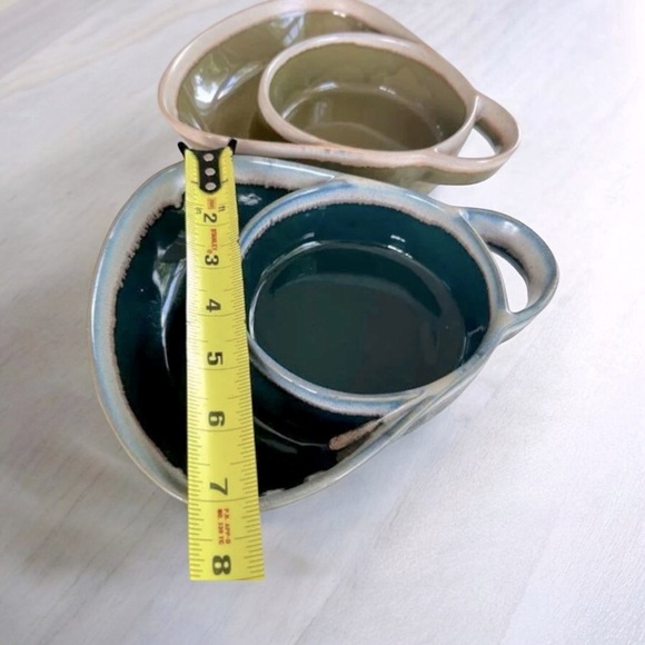 Set of 2 LTD Commodities
Stoneware Drip Glaze Soup & Cracker Bowl Chip Dip Dish - Picture 12 of 16